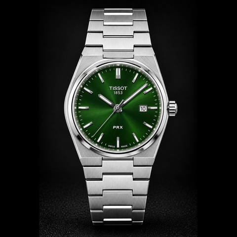 TISSOT PRX 1853 (SEMI AUTOMATIC) - GREEN DIAL