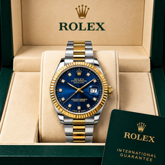 Rolex Date Just – Two Tone With Silver Dial