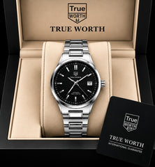 TRUE WORTH - CLASSIC LUXURY - BLACK DIAL