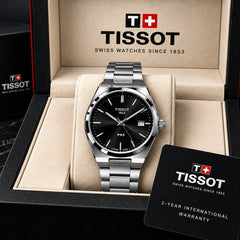 TISSOT PRX - BLACK PLAIN DIAL (AA+)
