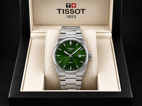 TISSOT PRX 1853 (SEMI AUTOMATIC) - GREEN DIAL