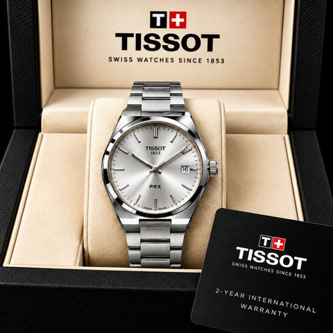 TISSOT PRX - SILVER PLAIN DIAL (AA+)