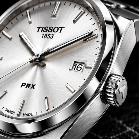TISSOT PRX - SILVER PLAIN DIAL (AA+)