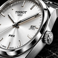TISSOT PRX - SILVER PLAIN DIAL (AA+)
