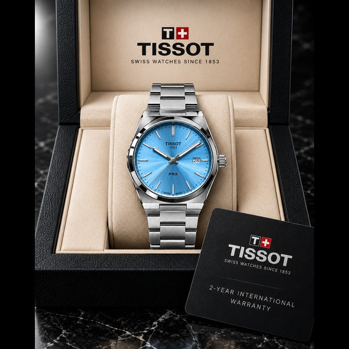 TISSOT PRX - SKY BLUE PLAIN DIAL (AA+)