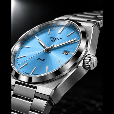 TISSOT PRX - SKY BLUE PLAIN DIAL (AA+)