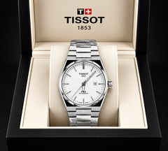 TISSOT PRX 1853 (SEMI AUTOMATIC) - WHITE DIAL